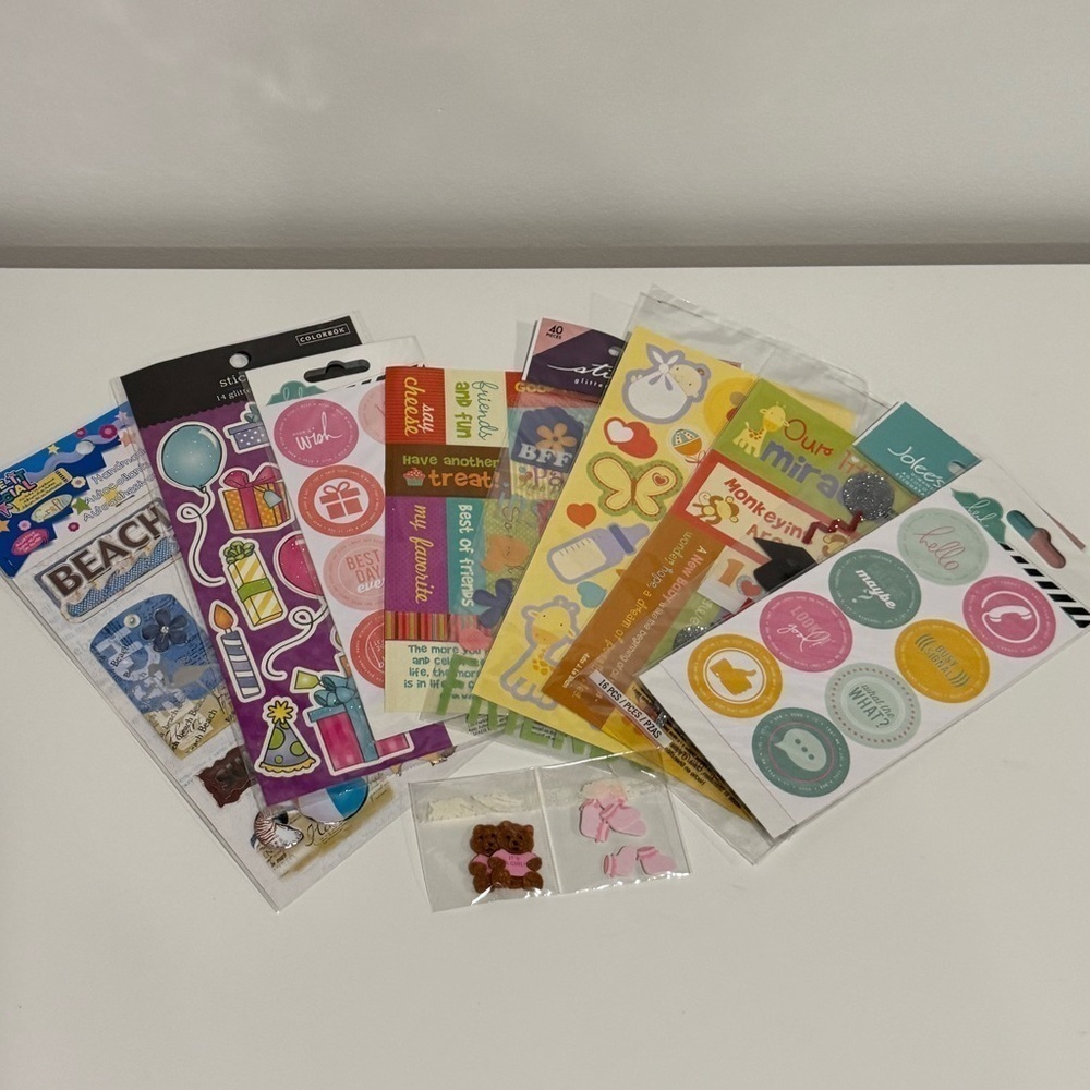 New Scrapbooking Sticker Sheets